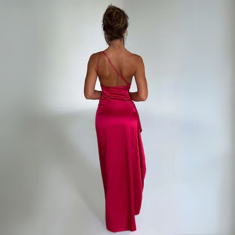 One-Shoulder Slim-Fit Dress